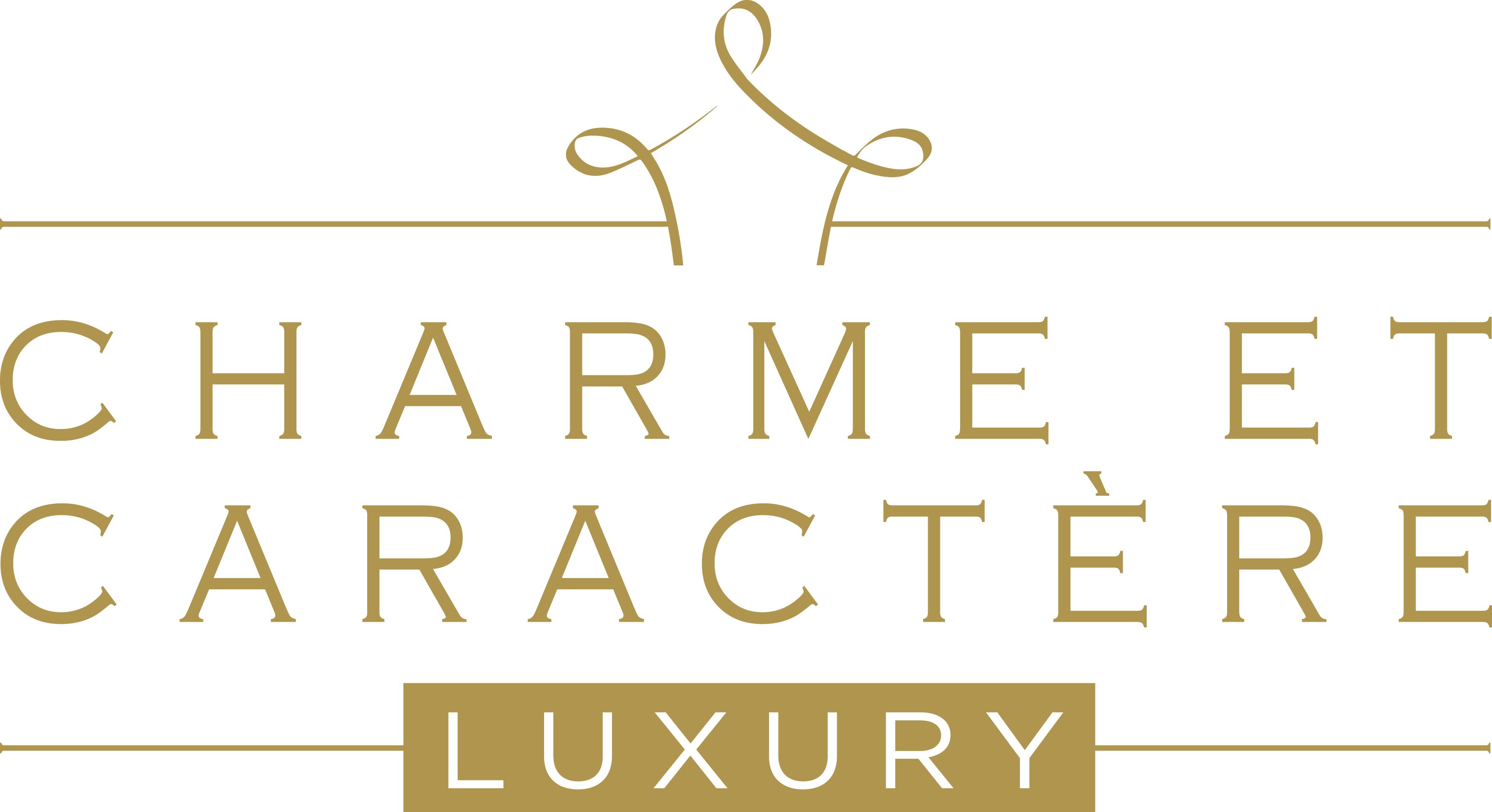 logo hôtel charme et caractère luxury