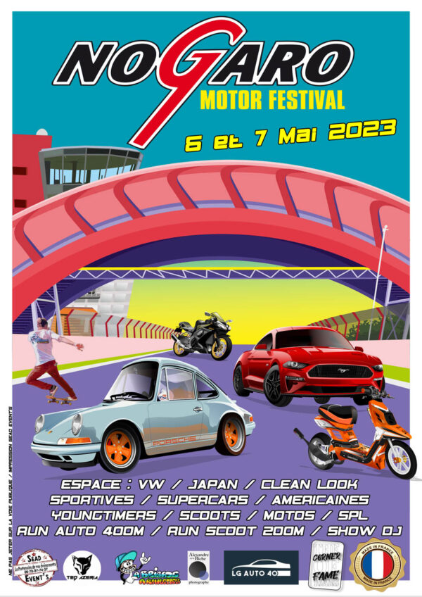 Affiche Nogaro Motor Festival 2023