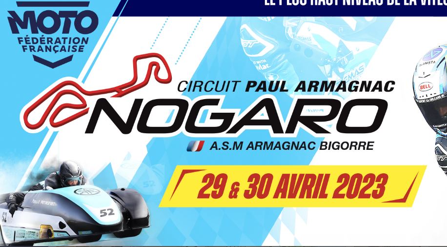 Affiche officielle Championnat de France Superbike 2023