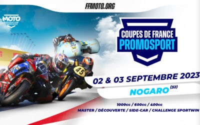 Finale Coupes de France Promosport : 2 & 3 Septembre 2023